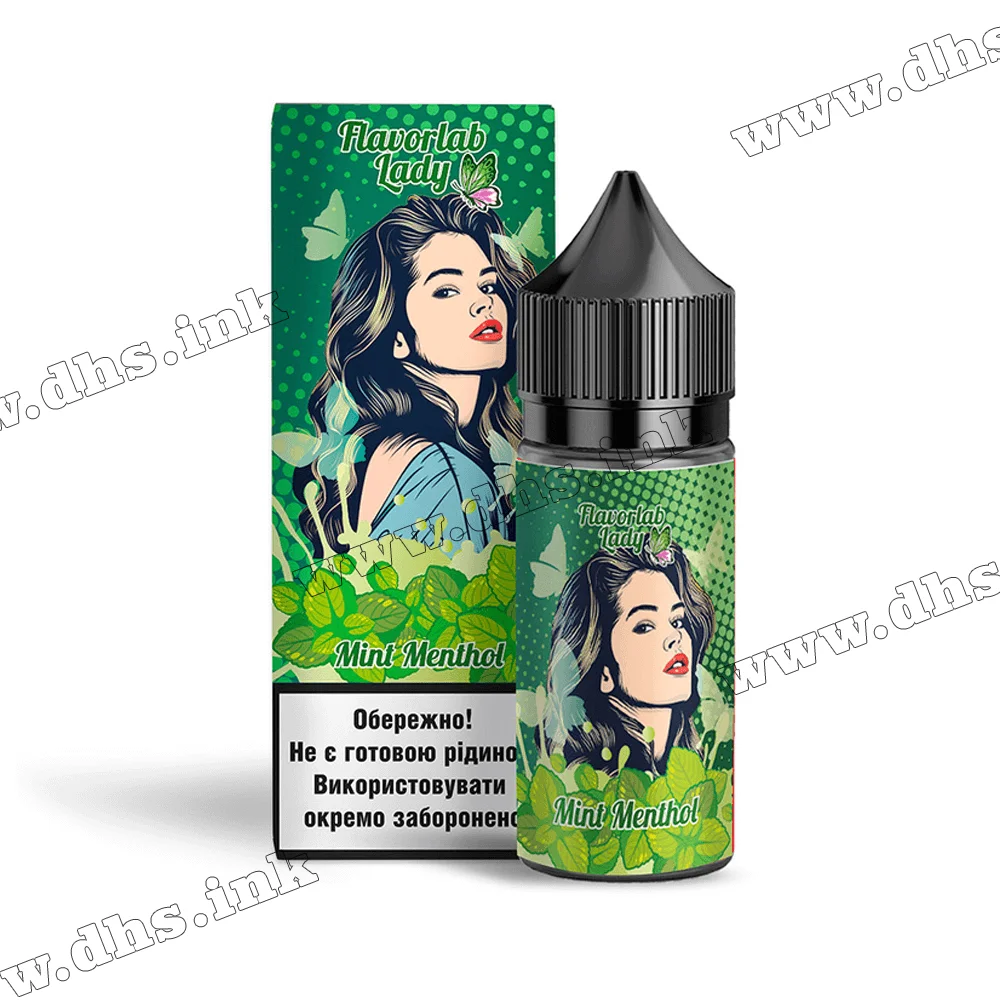 Набір для самозамісу Flavorlab Lady Salt 30 мл (50 мг) - Mint Menthol (М`ята, Ментол)